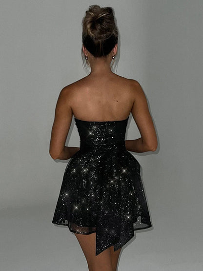 Sylis | Shiny Mini Dress