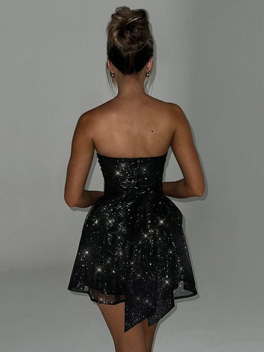 Sylis | Shiny Mini Dress