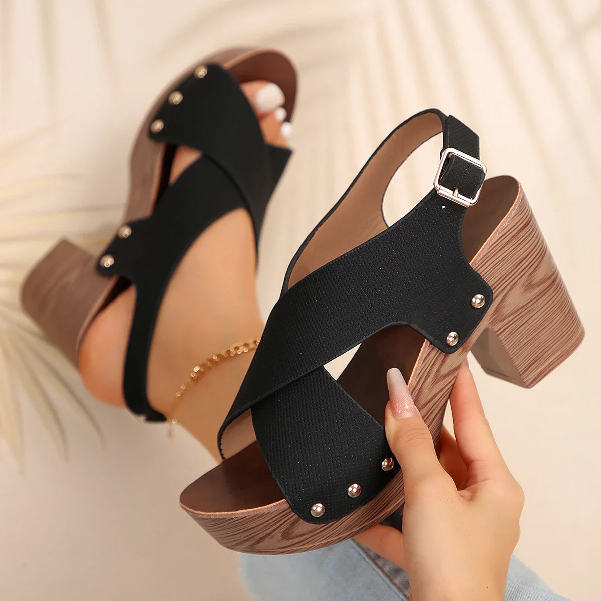 Sylis | Platform Heel Sandals