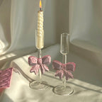 Glass Bow Candleholder