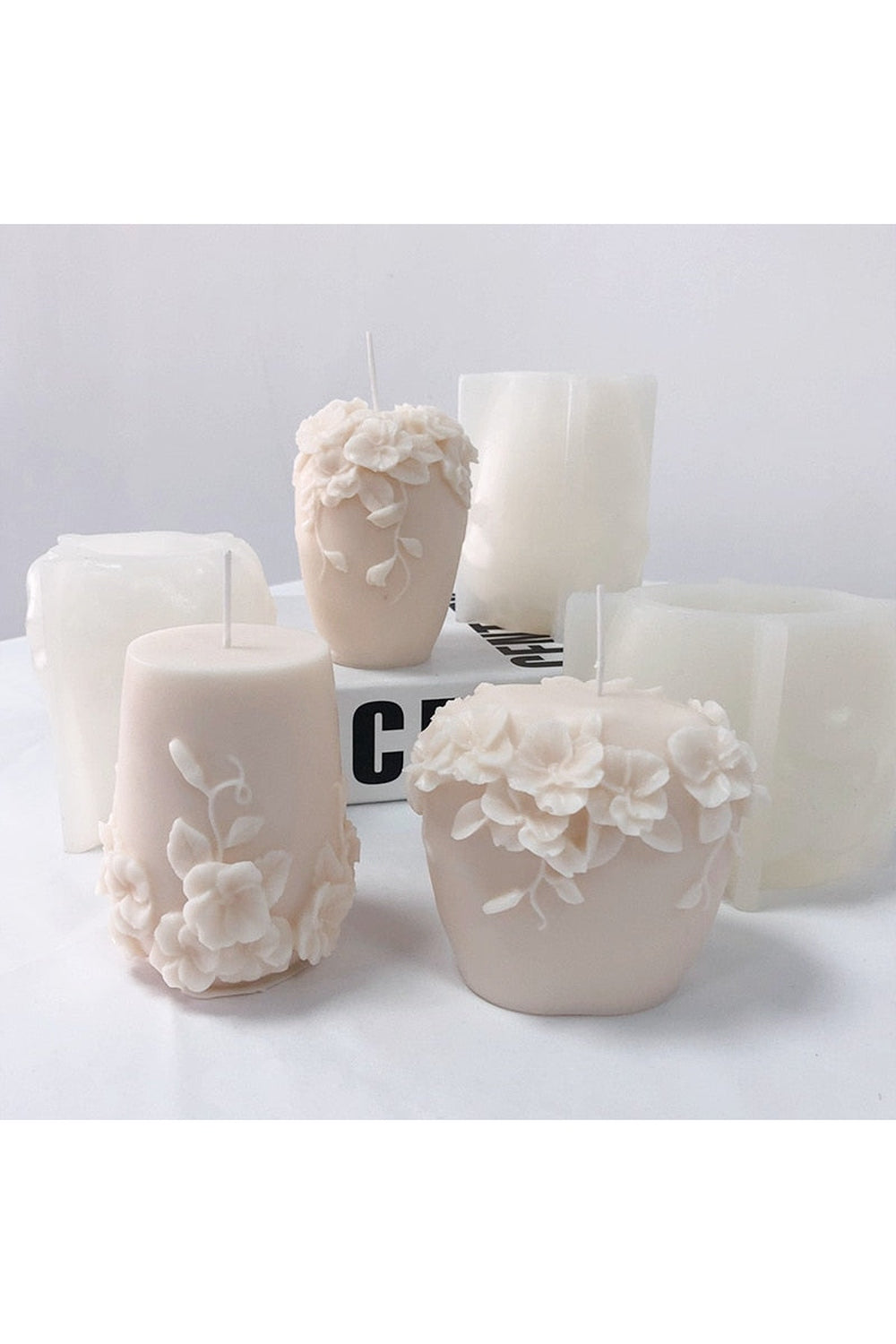 Rattan Flower Candle Shape