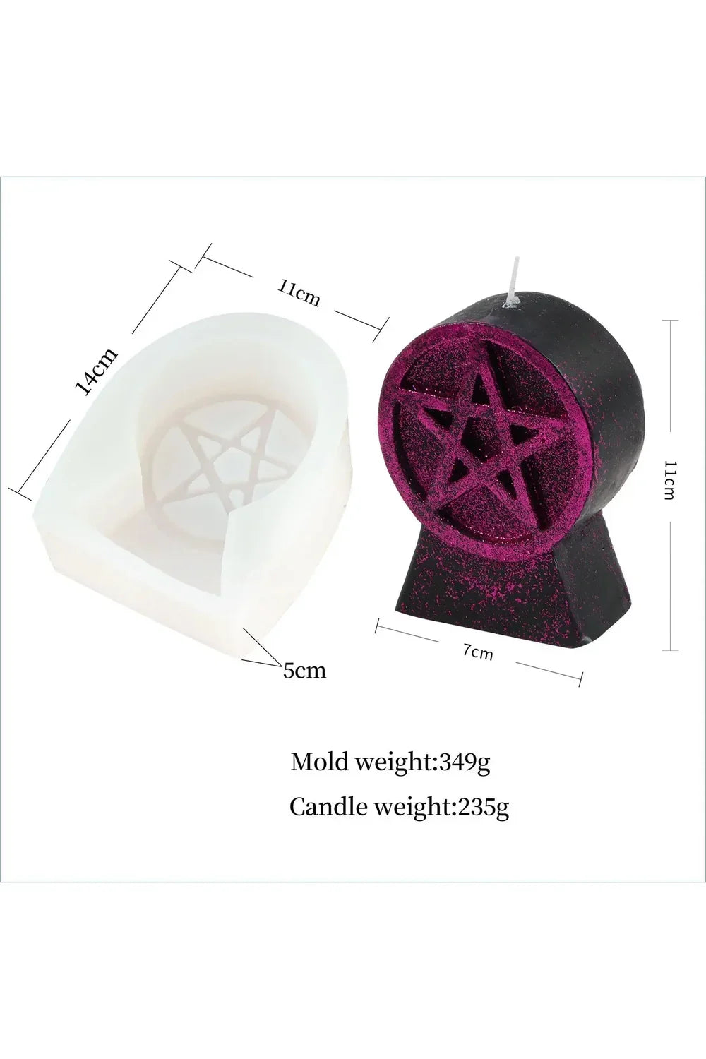 Ornament candle shape DIY