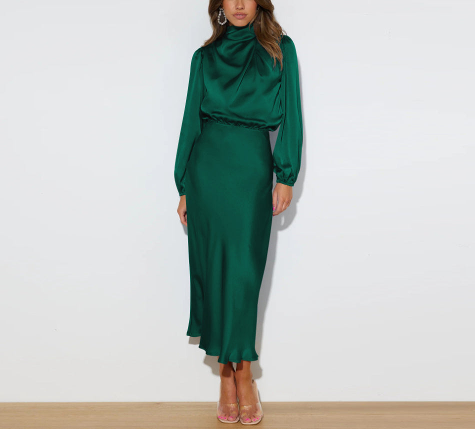 Sylis | Long satin dress