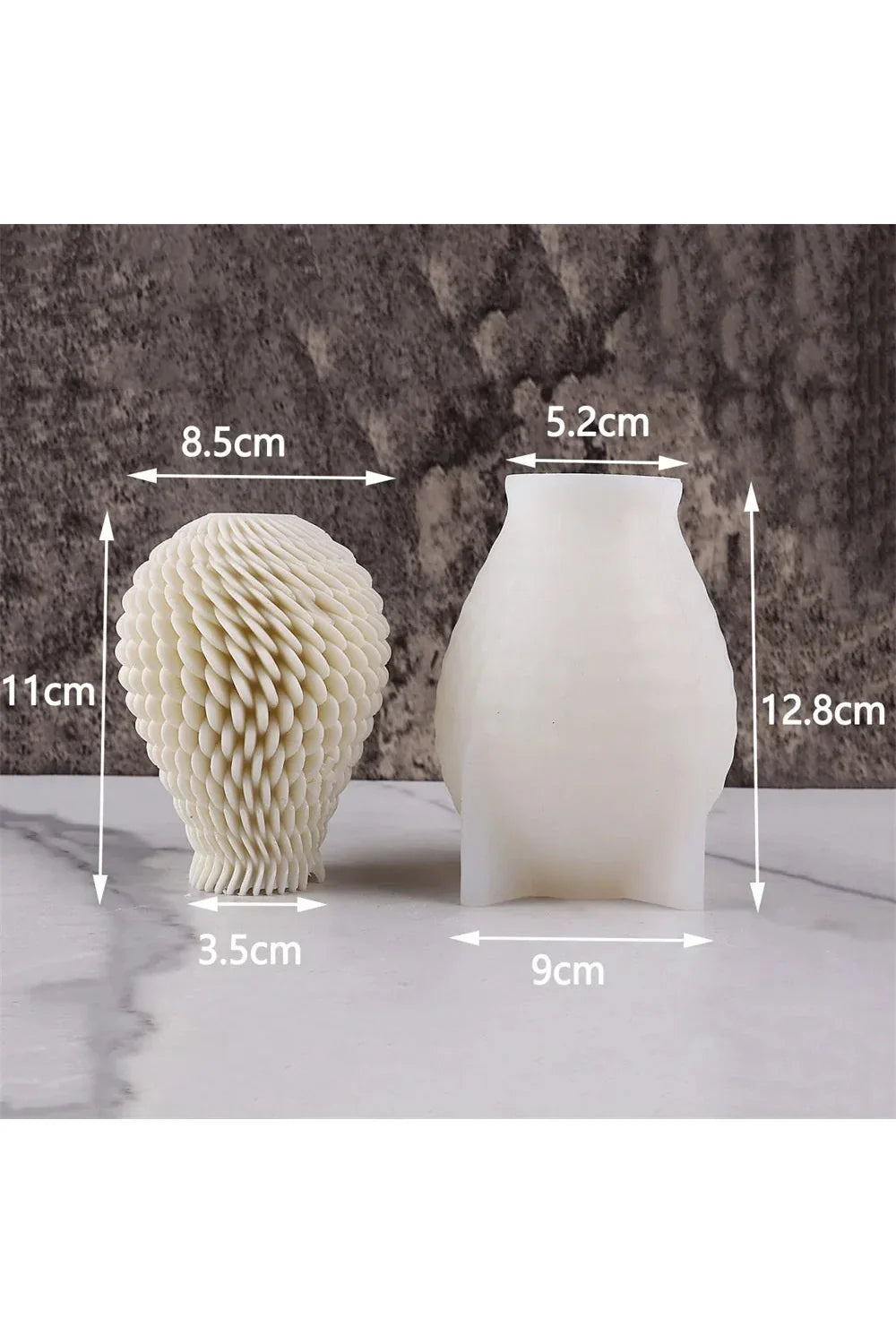 Ball candle form DIY
