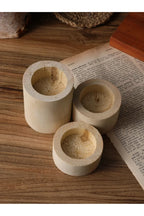 Wood Candle Holder