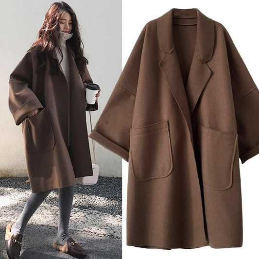 Sylis | Oversizes Woolblend Trenchcoat Jacket