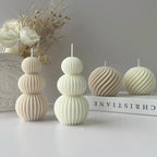 Creative Geometric Scented Candle Golf Ball Design Decoration