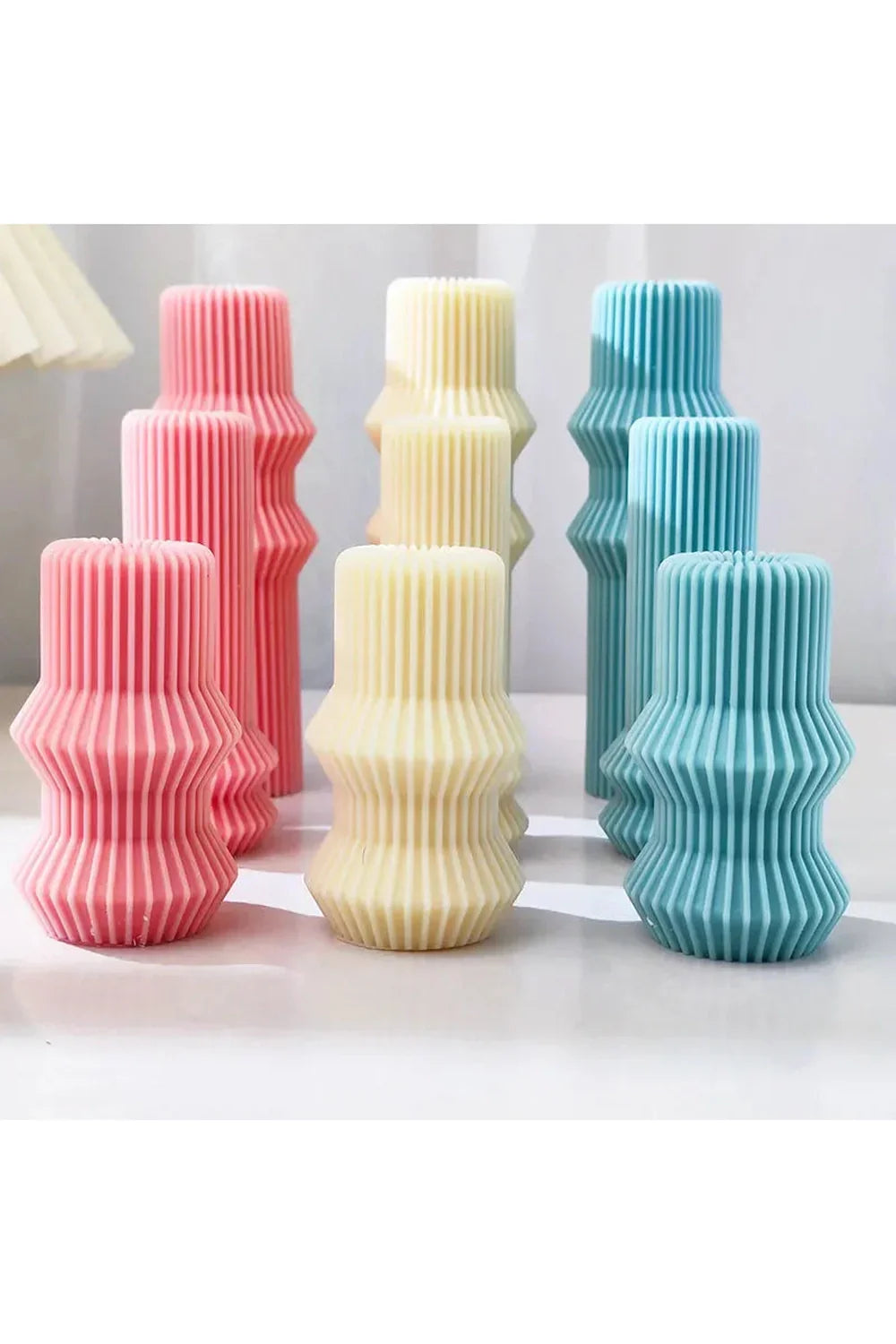 Roman column candle mold DIY