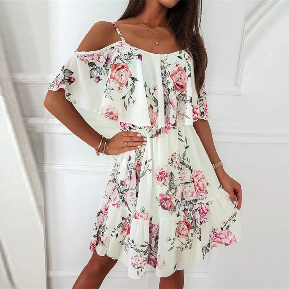 Sylis | Chiffon Floral Dress