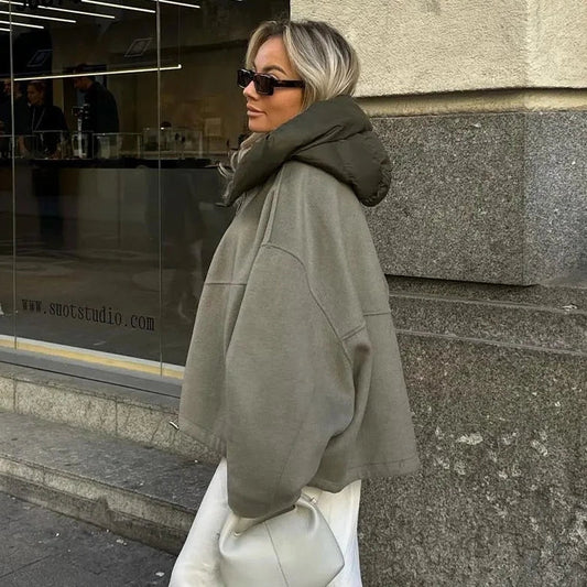 Women's casual and loose hoodie