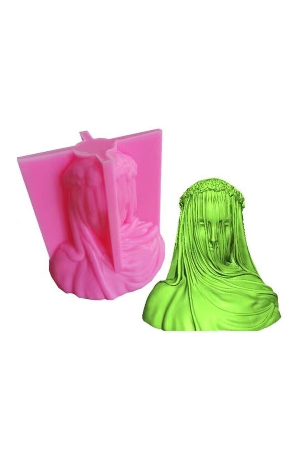 Portrait Art Candle Mold