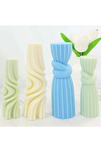 Pillar candle mold DIY