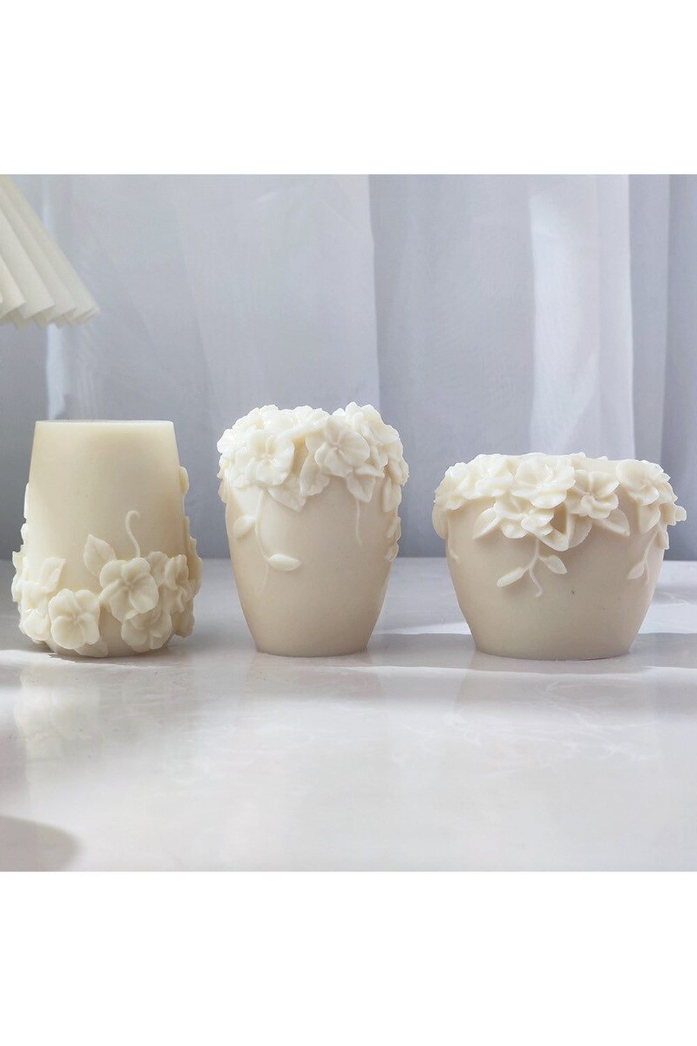Rattan Flower Candle Shape