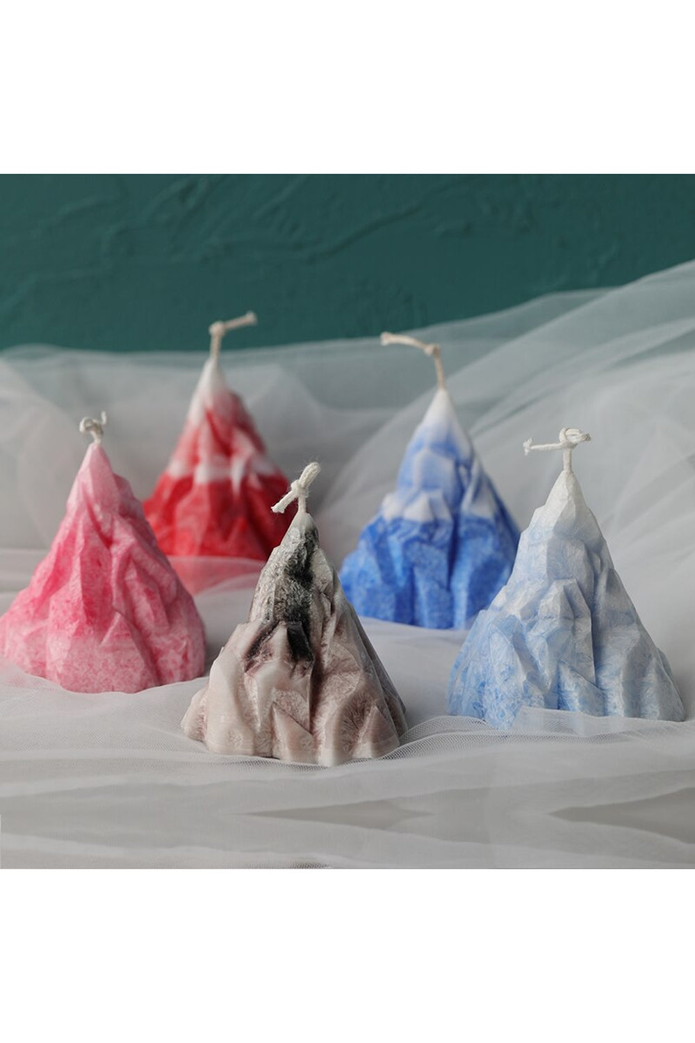 Snow Mountain Candle Shape