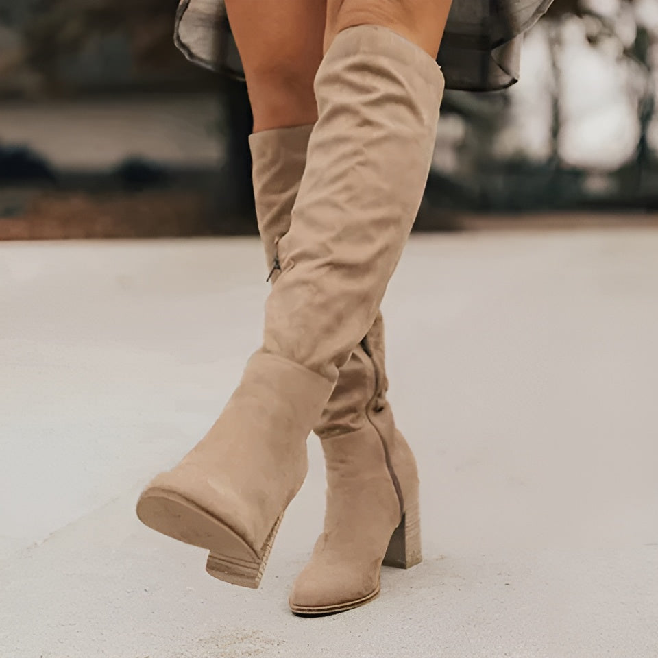 Sylis | Height boots with a small heel