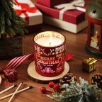 Premium Holiday Laser Cut Scented Candle