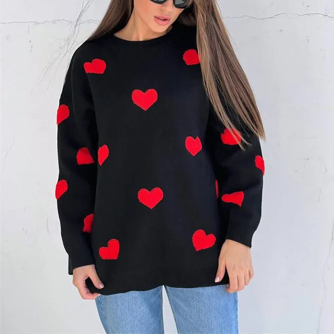 Sylis | Knit heart sweater