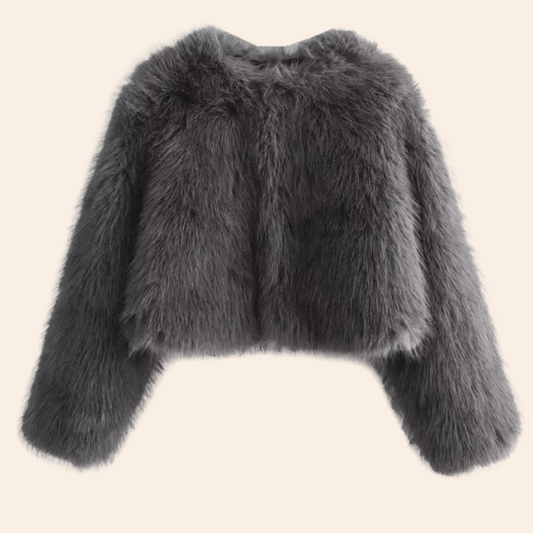 Sylis | Short winter jacket in faux fur