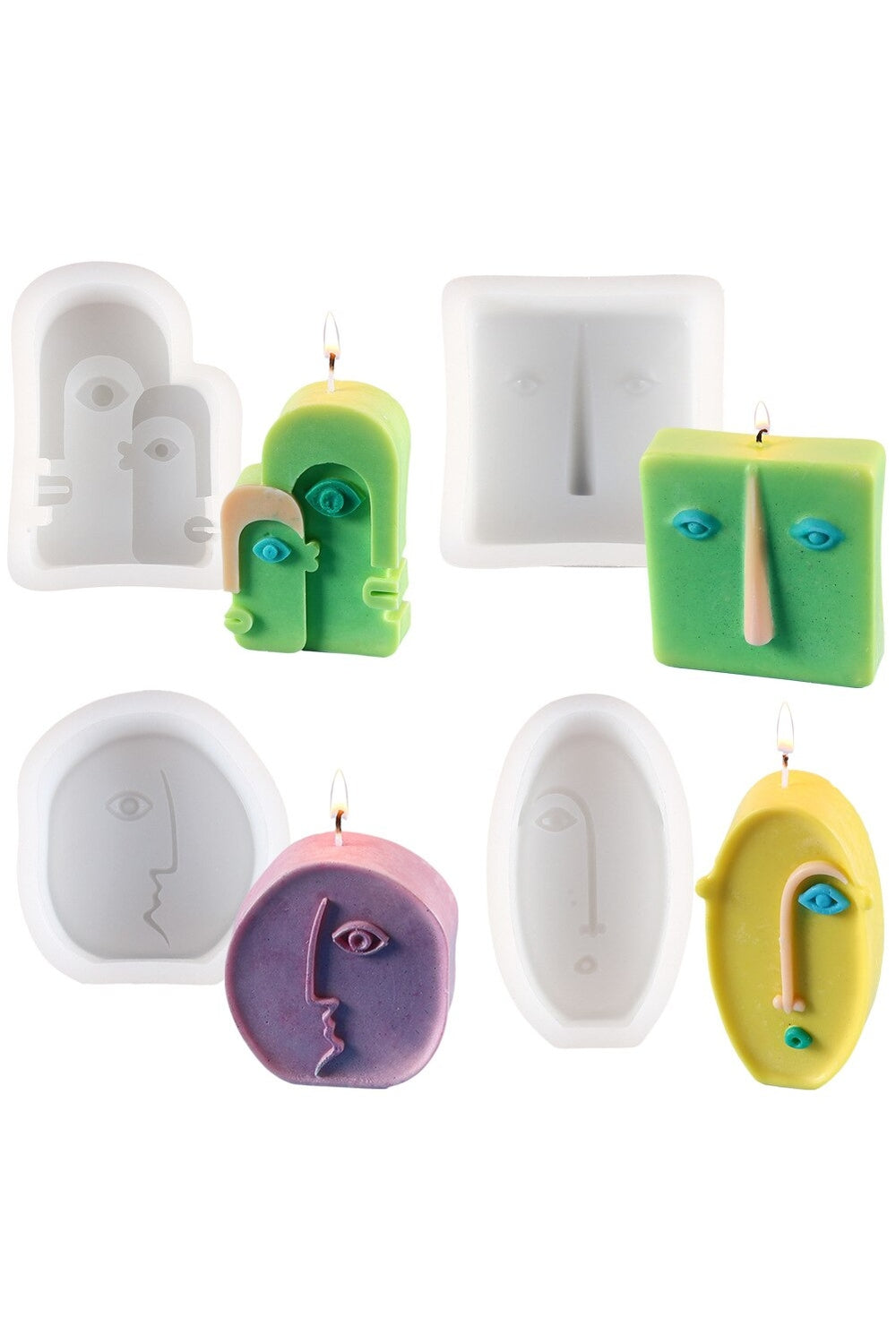 Face Candle Shape