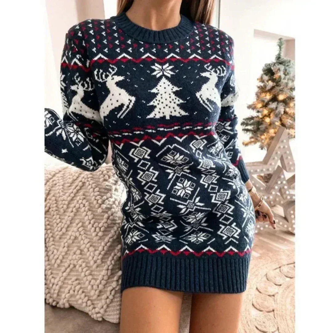 Sylis | Women's Warm Winter Christmas Dress