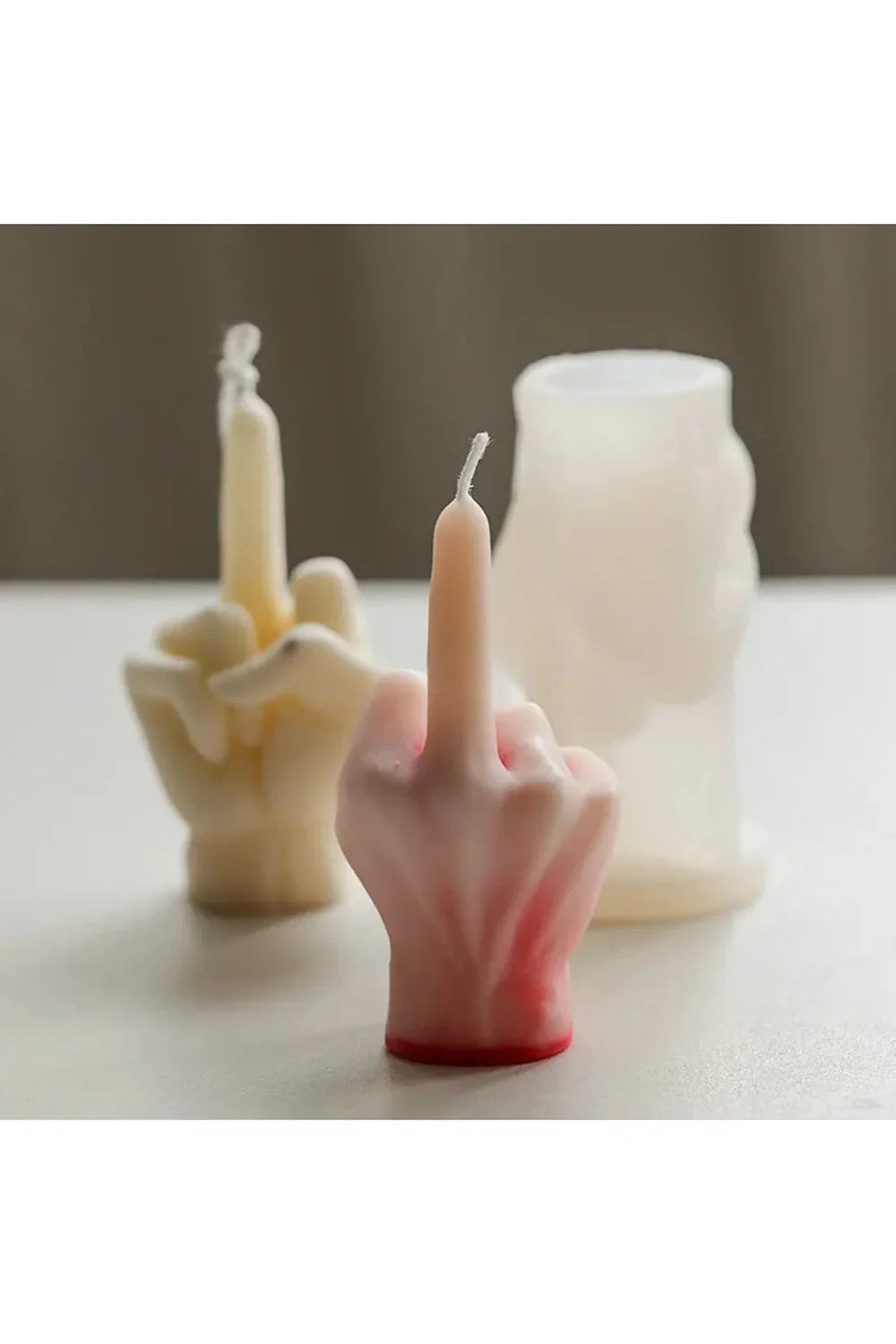 Finger candle shape DIY