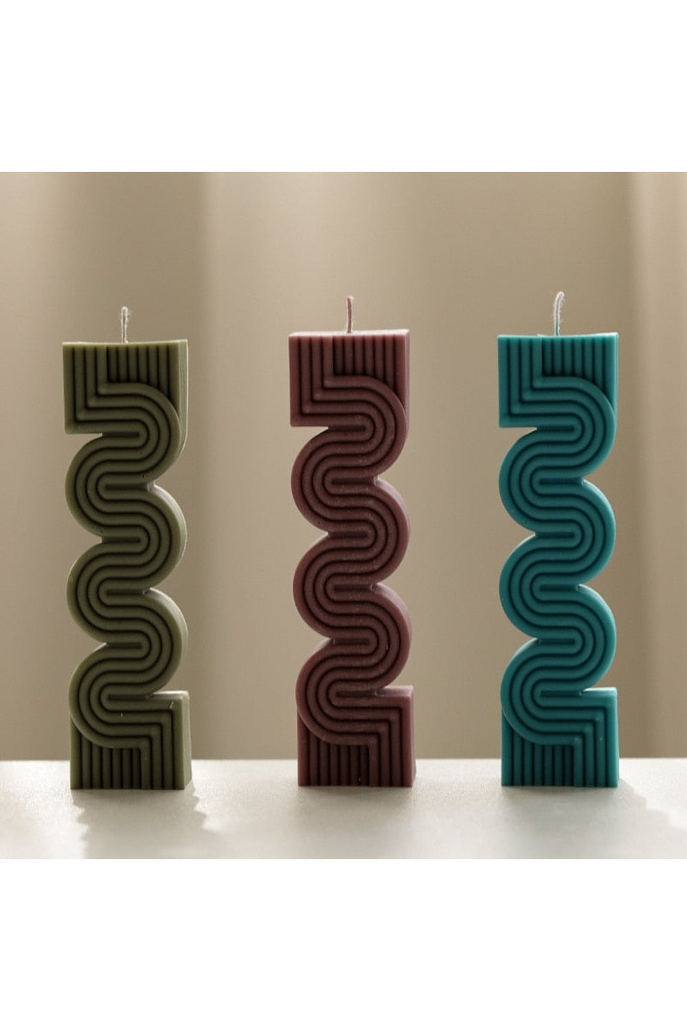 creative candle shape
