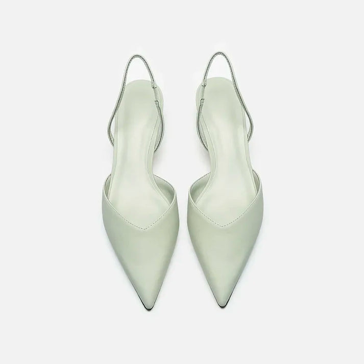 Sylis pointed toe slingback sandal