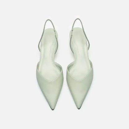 Sylis pointed toe slingback sandal