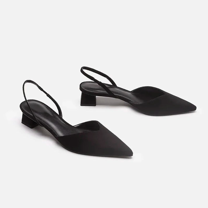 Sylis pointed toe slingback sandal