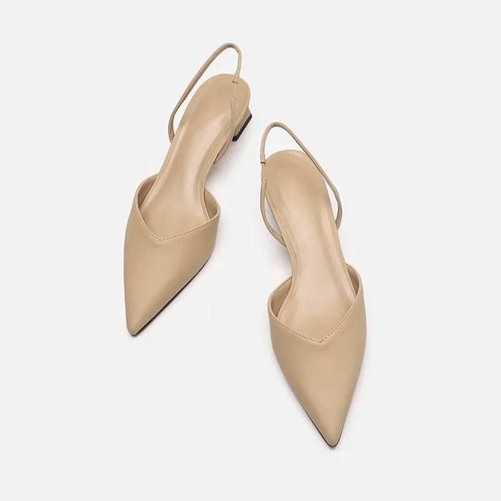 Sylis pointed toe slingback sandal
