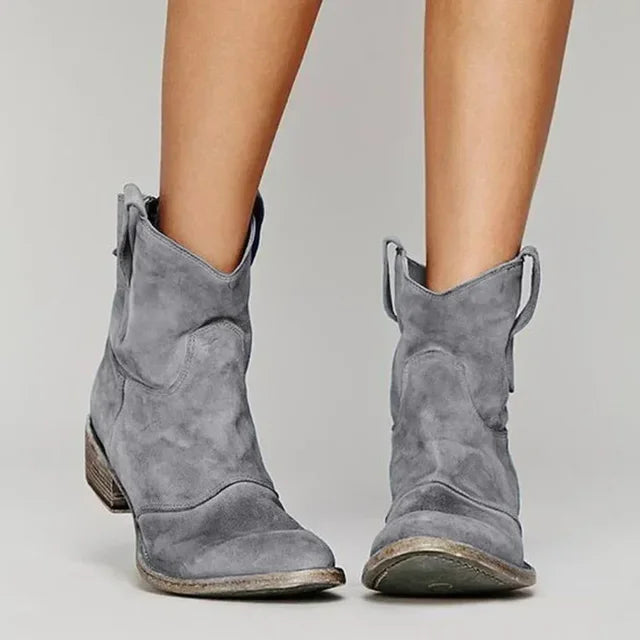 Sylis-Mode | Cowboy Ankle Boot I Vintage Style