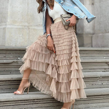 Sylis | Maxi tulle skirt
