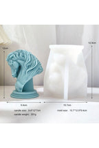 War Horse Head Candle Shape
