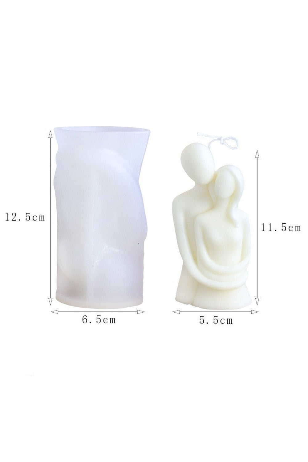 Pair Portrait Candle Shape
