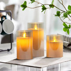 Wireless set for warm, safe light without an open flame