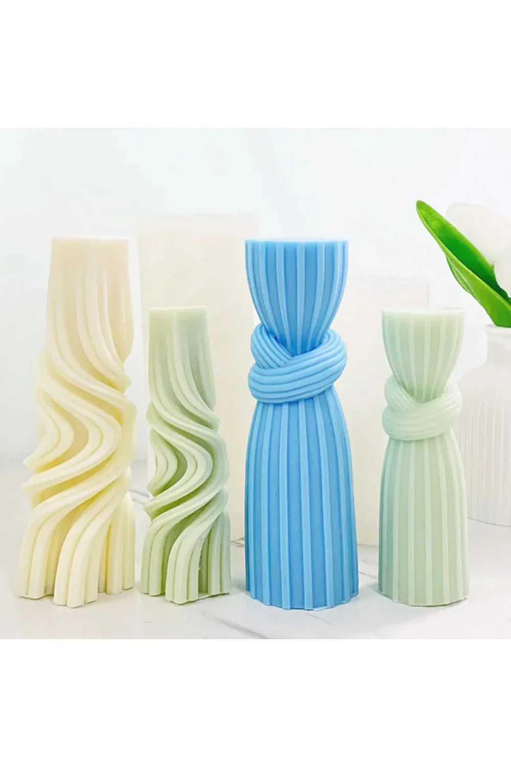 Pillar candle mold DIY