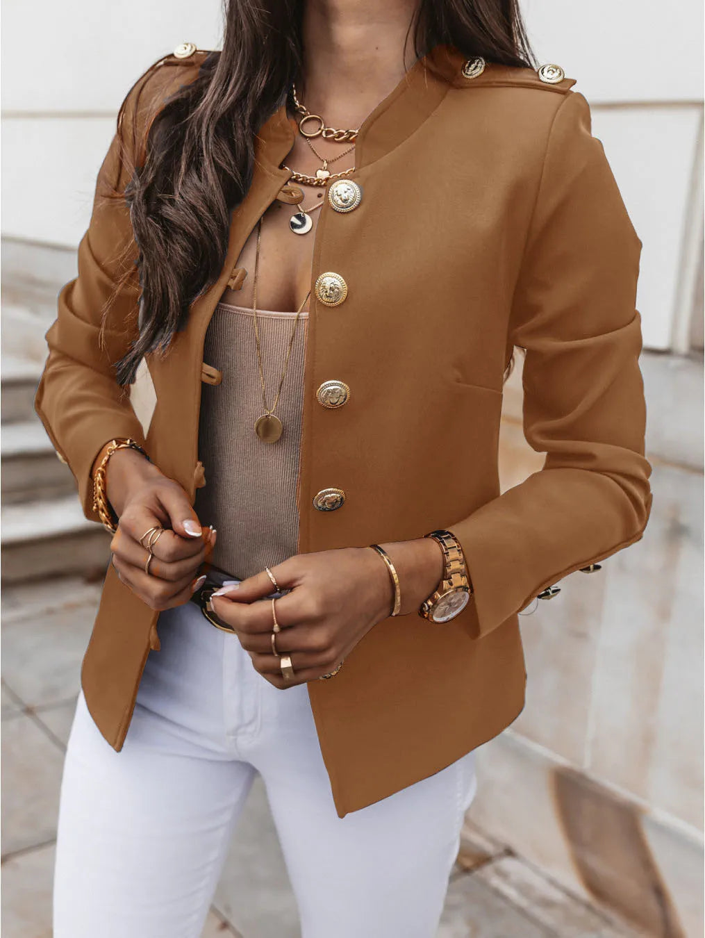 Sylis | Elegant Buttoned Jacket