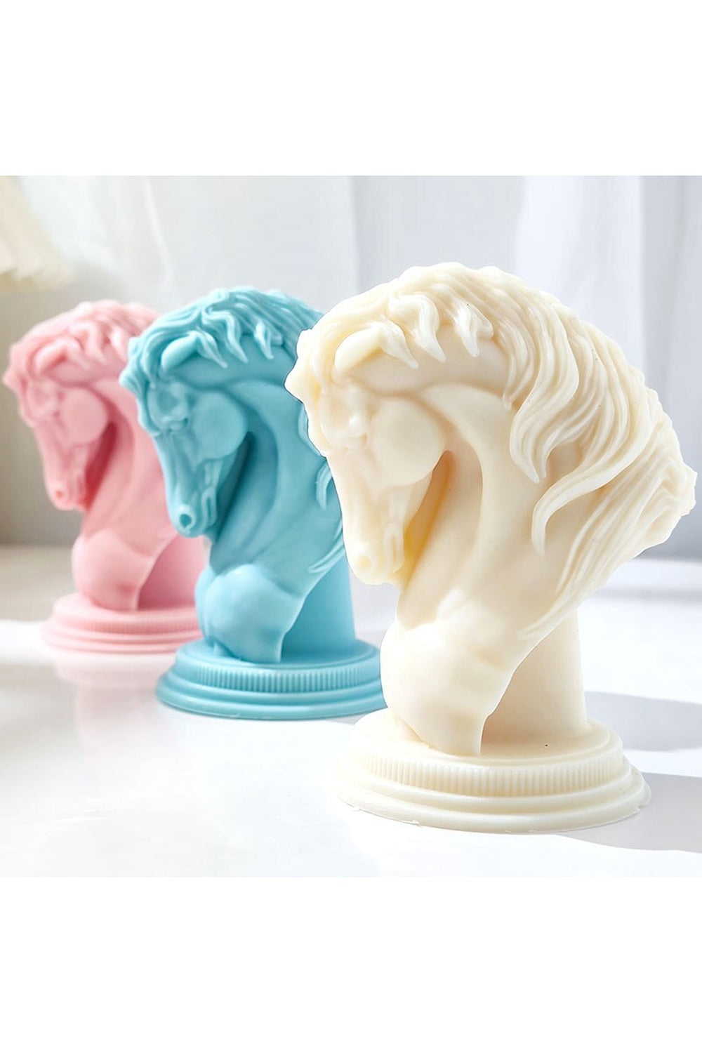 War Horse Head Candle Shape