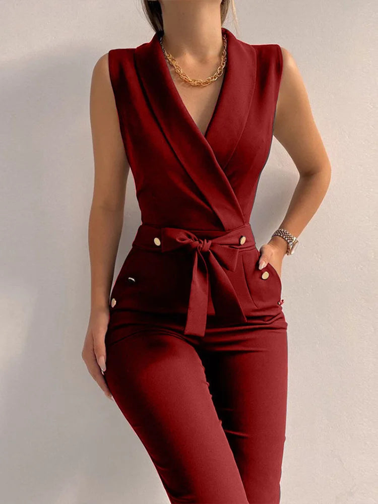 Sylis | Chic Jumpsuit V-neck