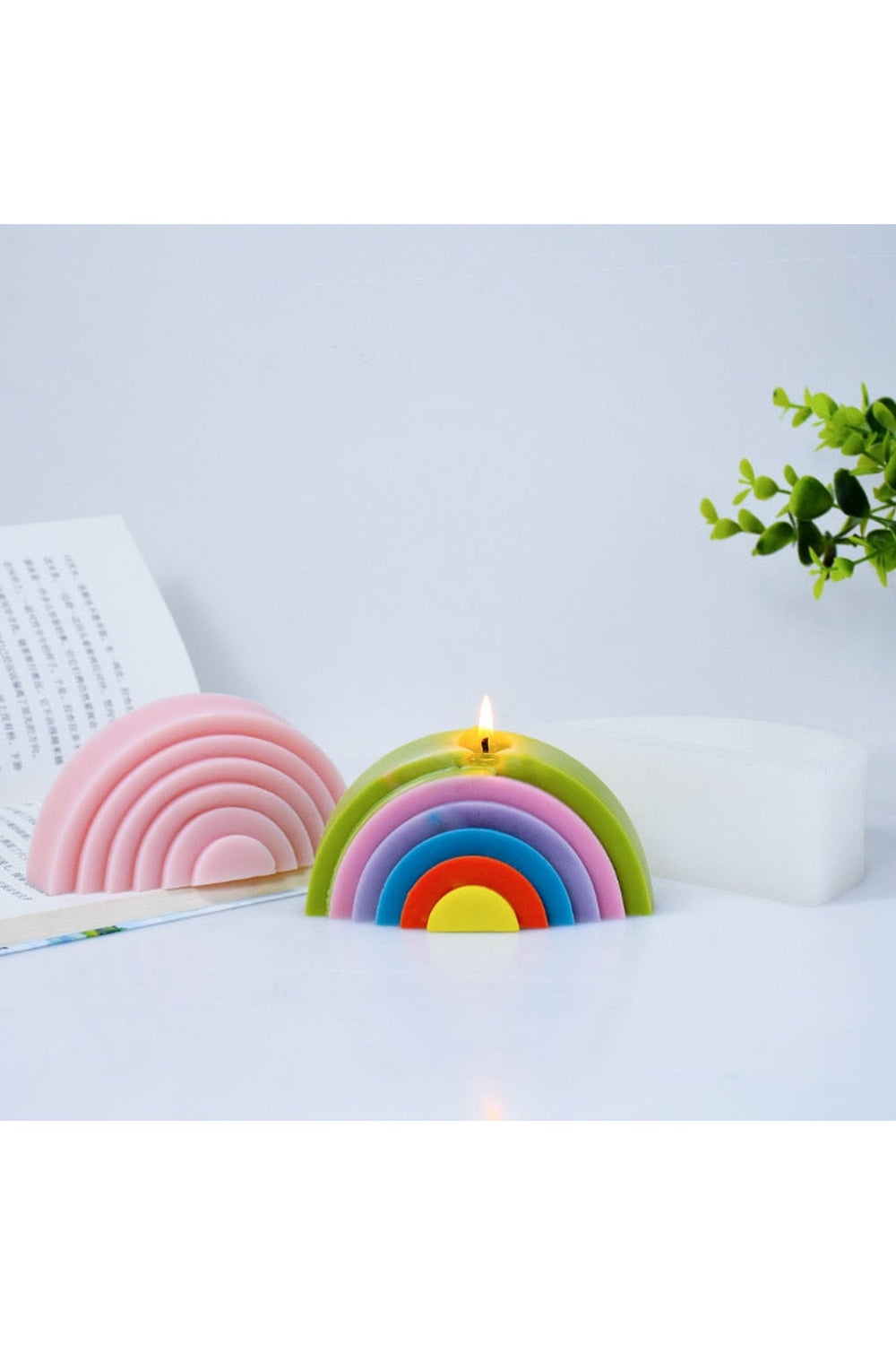 Geometric Candle Shape