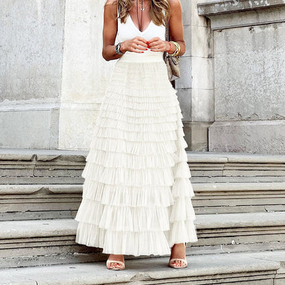 Sylis | Maxi tulle skirt