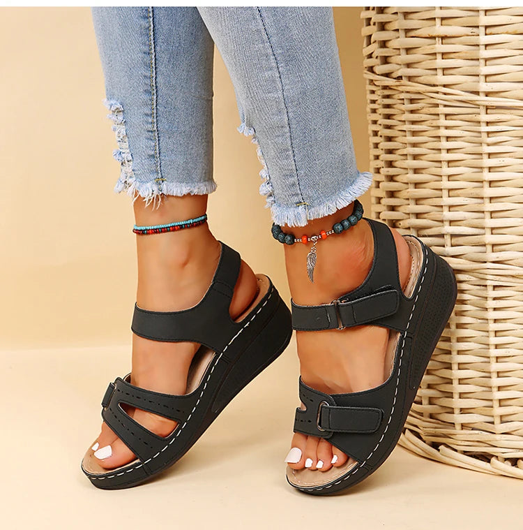 Sylis - Stylish Open Toe Orthopedic Sandals