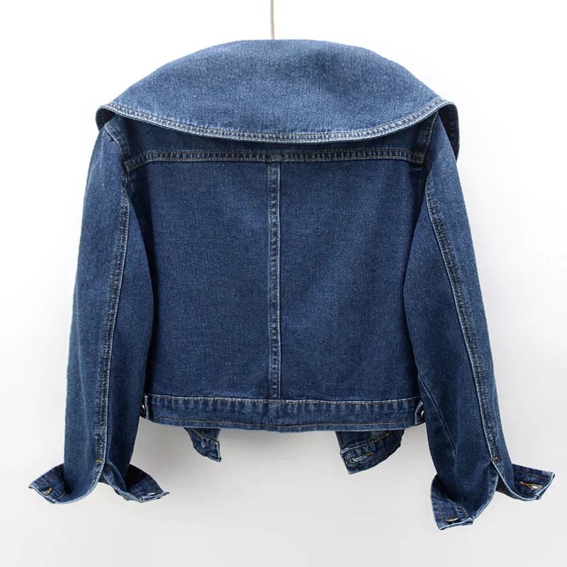 Sylis | Big Collar Denim Jacket