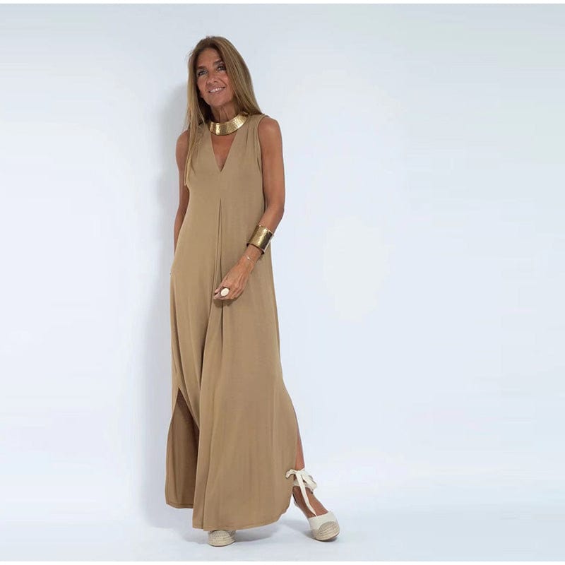 Sylis | Elegant Long Dress with Matching Cardigan