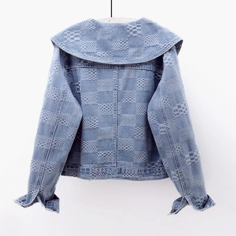 Sylis | Big Collar Denim Jacket