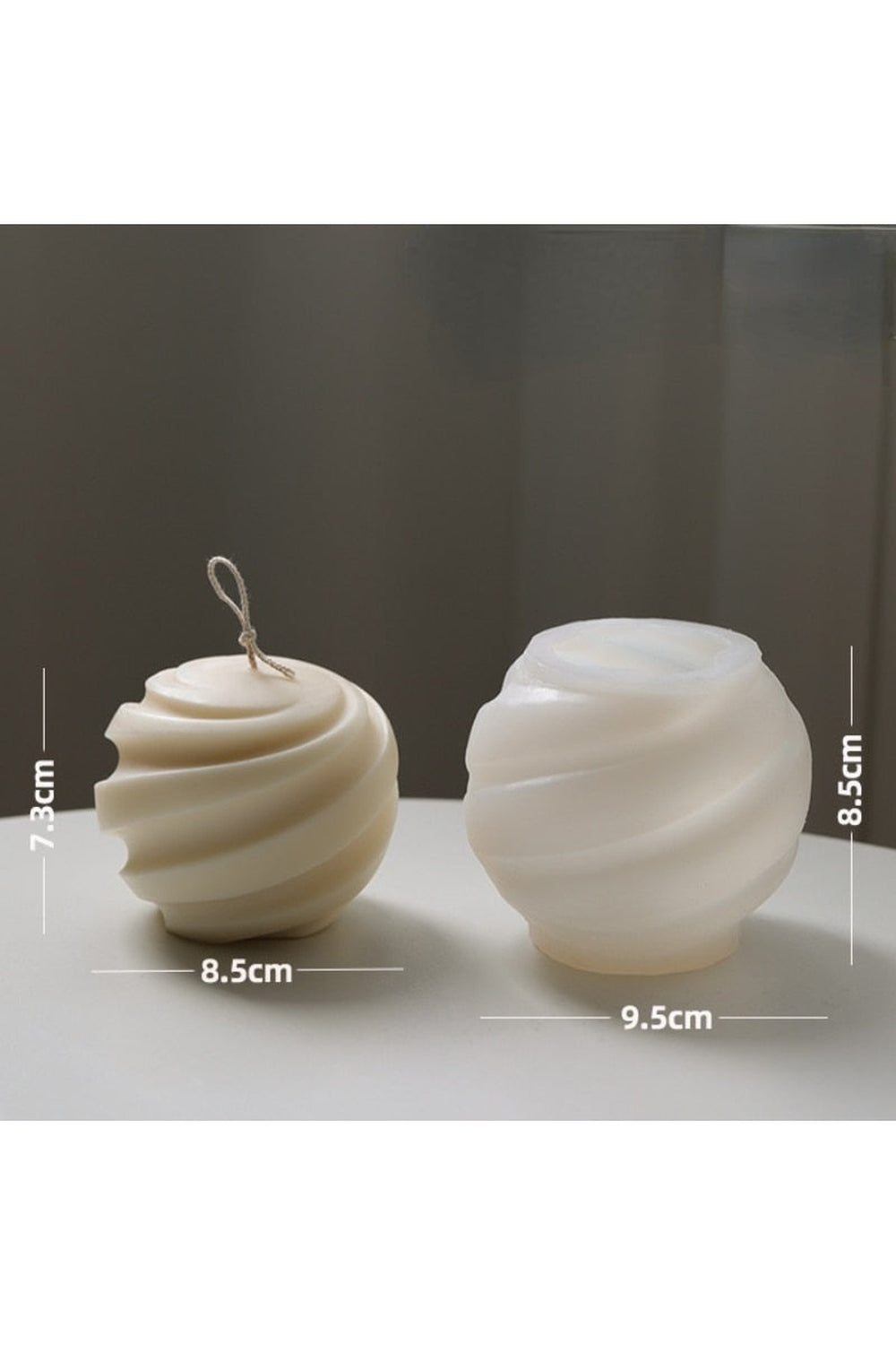 geometric candle shape