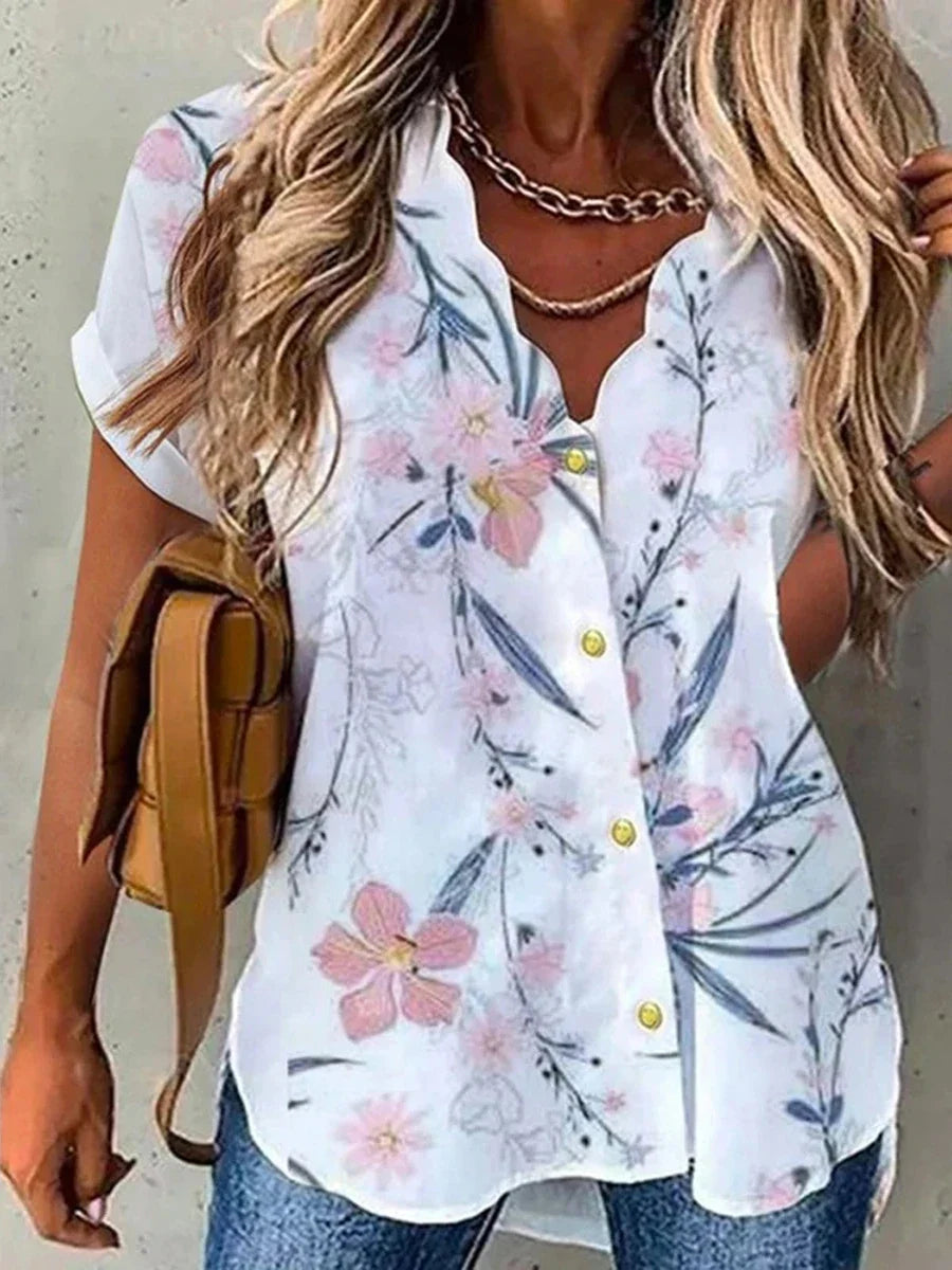 Sylis | Comfy Casual Floral Blouse