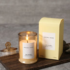 Vintage Scented Candle Glass Soy Wax Aromatherapy