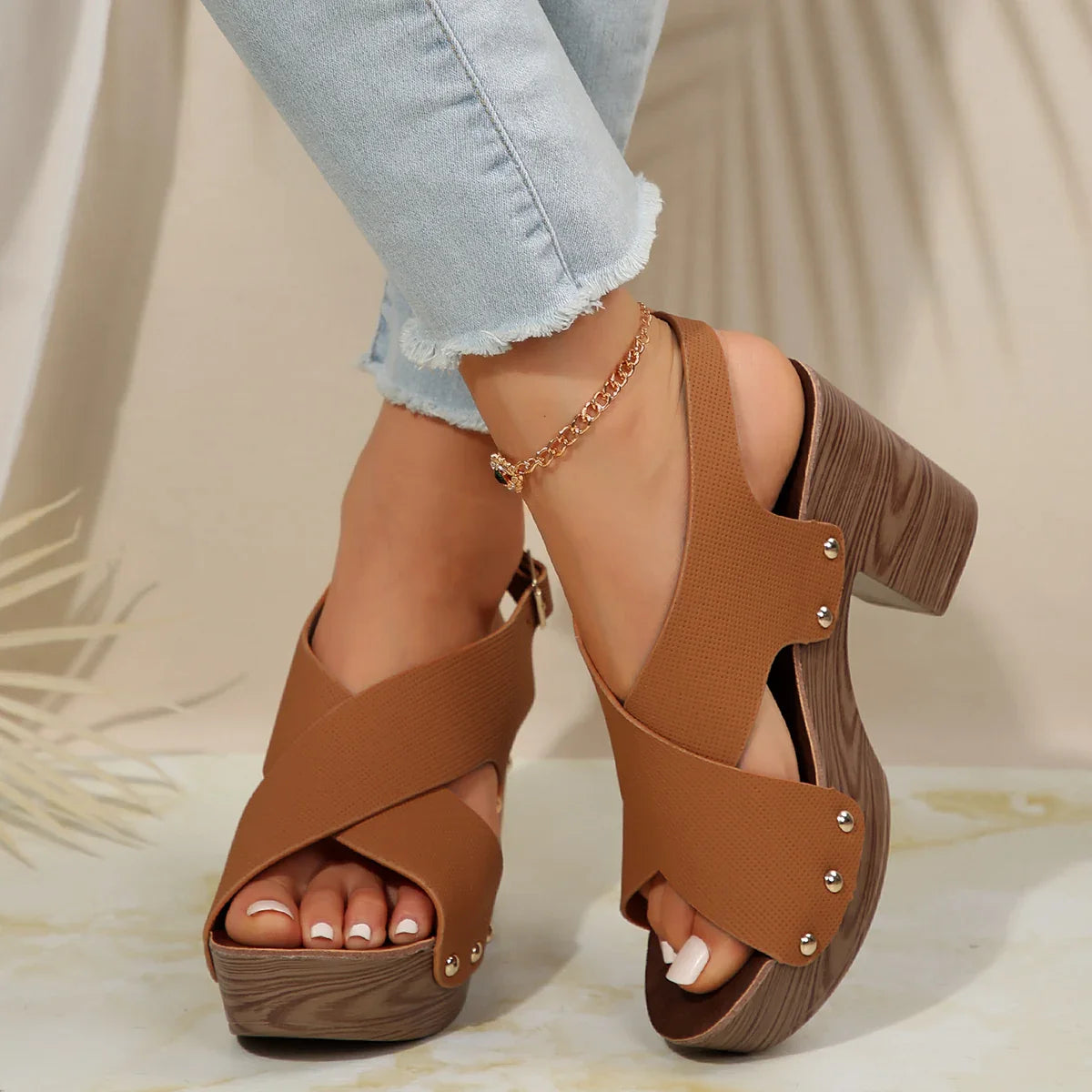 Sylis | Platform Heel Sandals