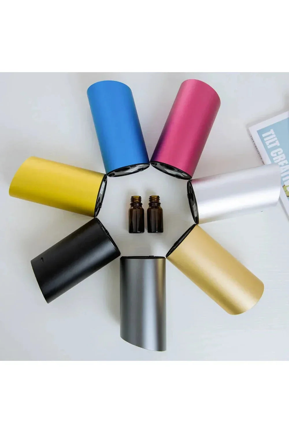 Modern metallic aroma diffuser